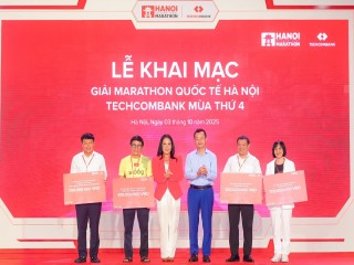 Khai mạc Giải Marathon Quốc tế Hà Nội Techcombank Mùa thứ 4: Giải chạy biểu trưng của Thủ đô, kết nối cộng đồng, tôn vinh giá trị di sản - văn hoá